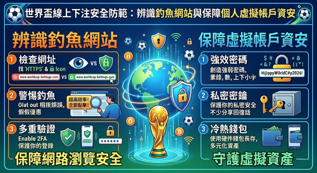 辨識釣魚網站與保障個人虛擬帳戶資安