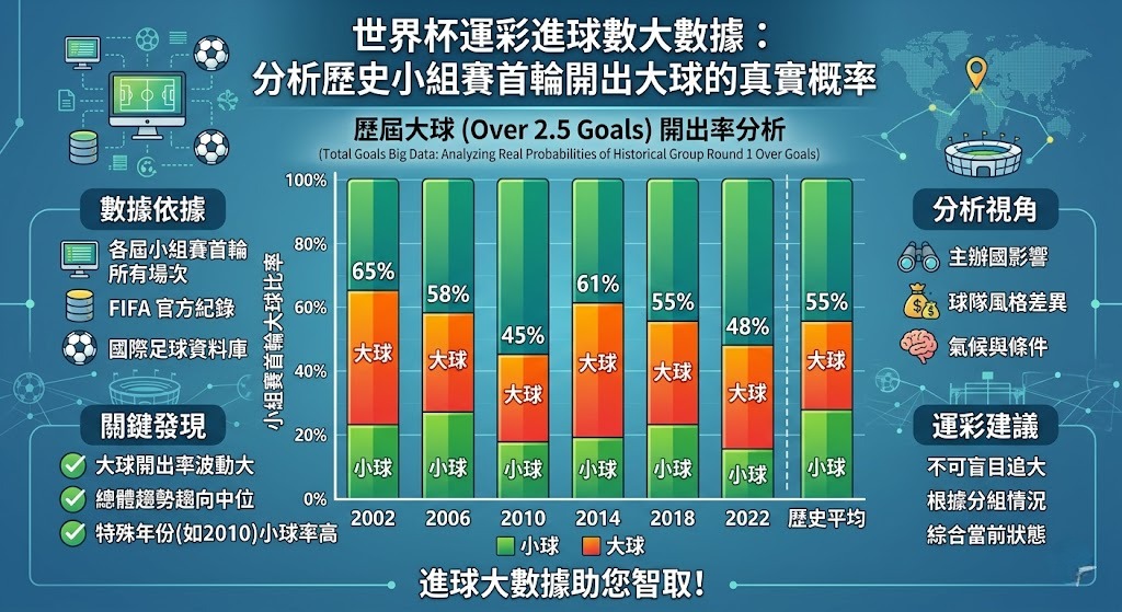 分析歷史小組賽首輪開出大球的真實概率